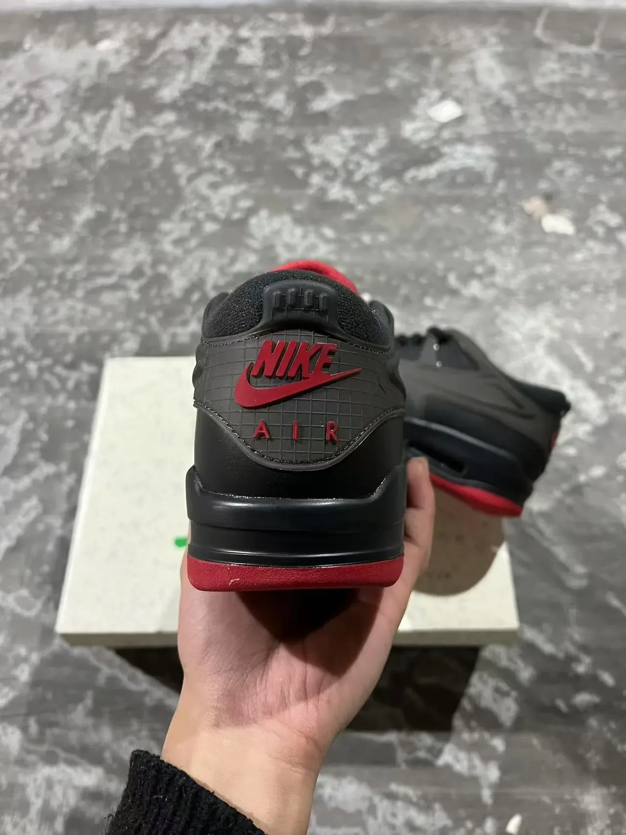 Air Jordan 4 Black Red Lifestyle Sneakers 8