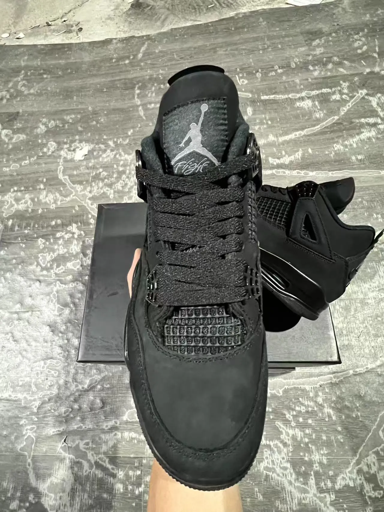 Air Jordan 4 Monochrome Black zapatillas de baloncesto 2