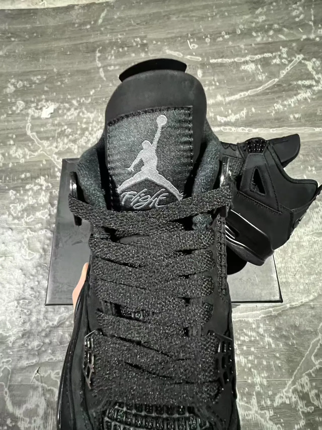 Air Jordan 4 Monochrome Black zapatillas de baloncesto 3