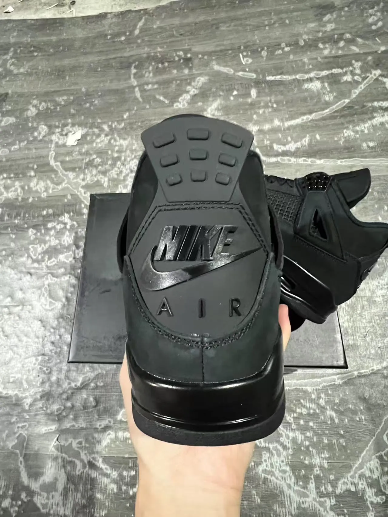 Air Jordan 4 Monochrome Black zapatillas de baloncesto 5