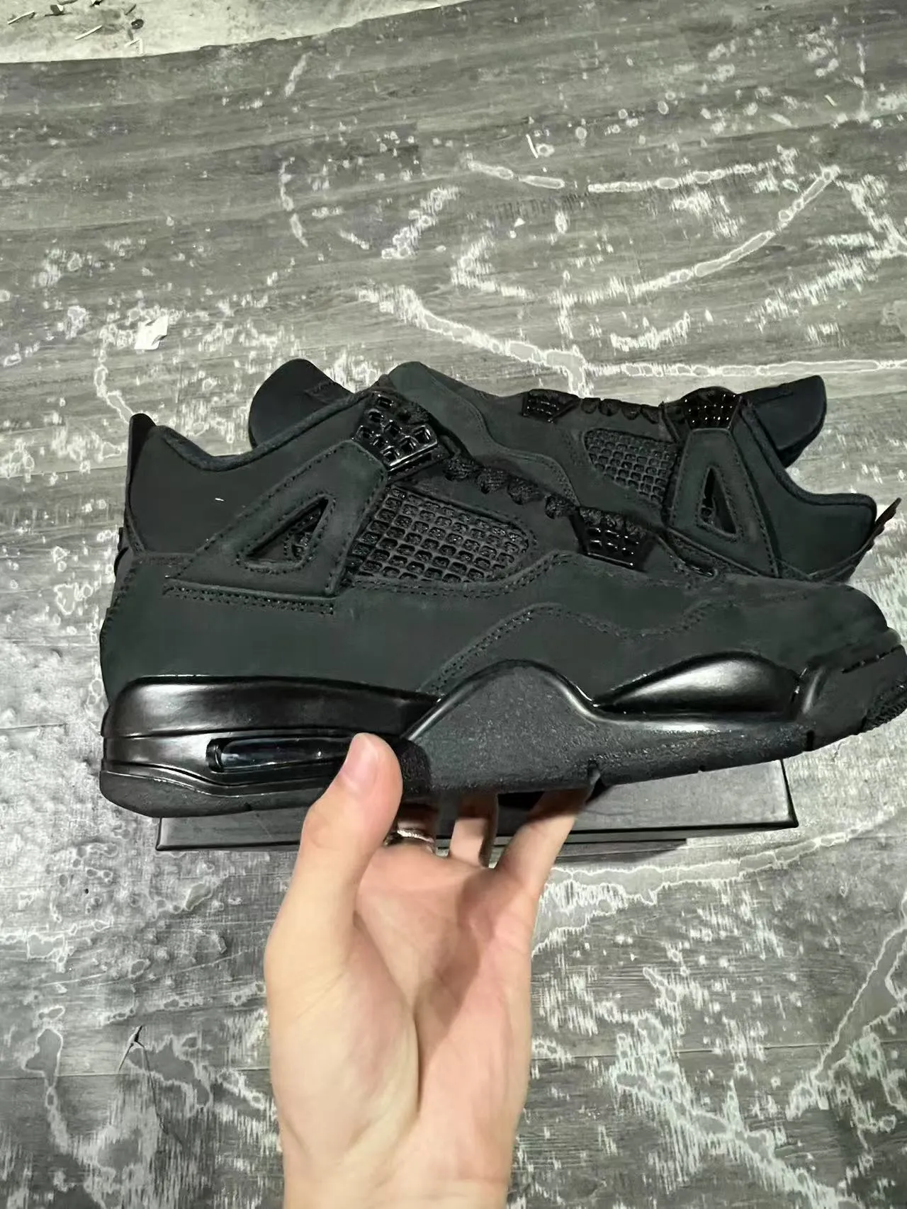 Air Jordan 4 Monochrome Black zapatillas de baloncesto 14
