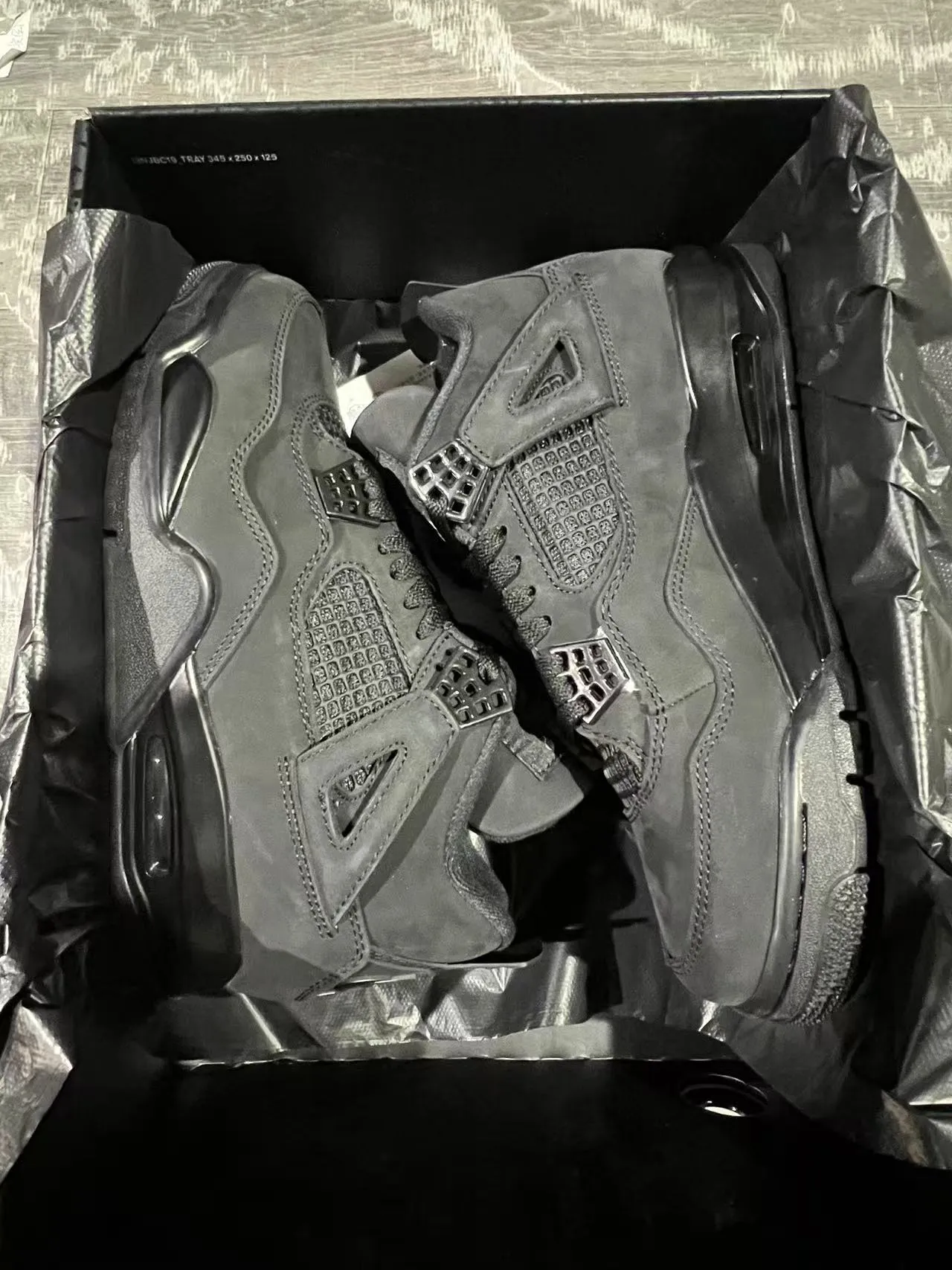 Air Jordan 4 Monochrome Black zapatillas de baloncesto 6