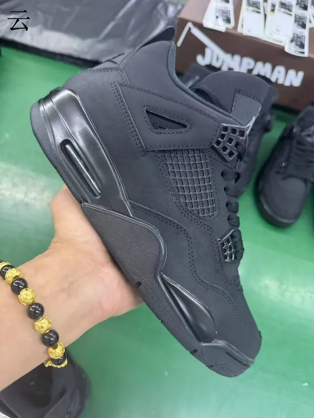 Air Jordan 4 Monochrome Black zapatillas de baloncesto 7