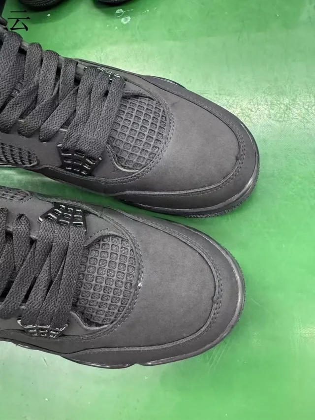 Air Jordan 4 Monochrome Black zapatillas de baloncesto 9