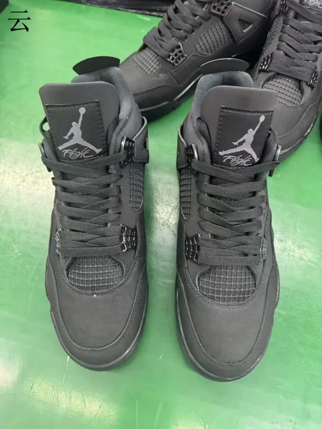 Air Jordan 4 Monochrome Black zapatillas de baloncesto 11