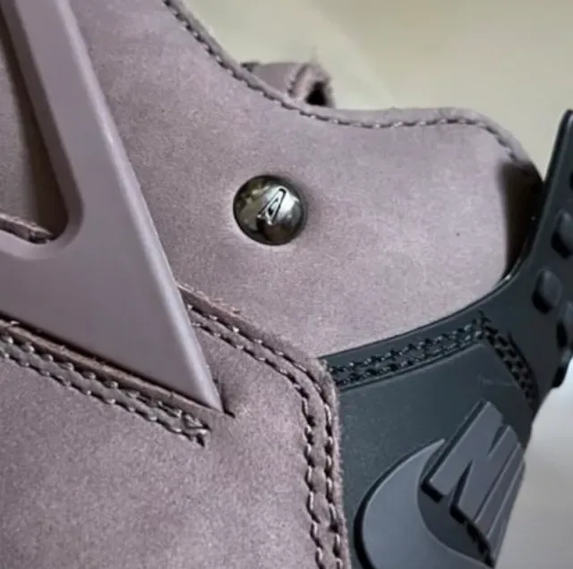 Air Jordan 4 Chaussures de Basketball en Daim Marron Mat 4