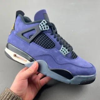 Air Jordan 4 紫色麂皮高帮篮球鞋