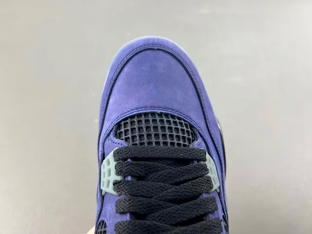 Air Jordan 4 Purple Suede High-Top Basketball Shoes 6