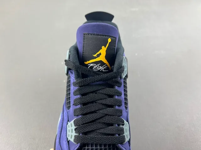 Air Jordan 4 Purple Suede High-Top Basketball Shoes 7