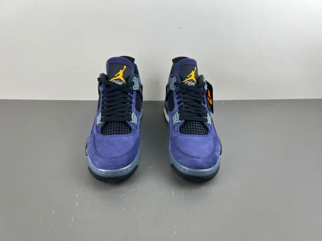 Air Jordan 4 Purple Suede High-Top Basketball Shoes 11