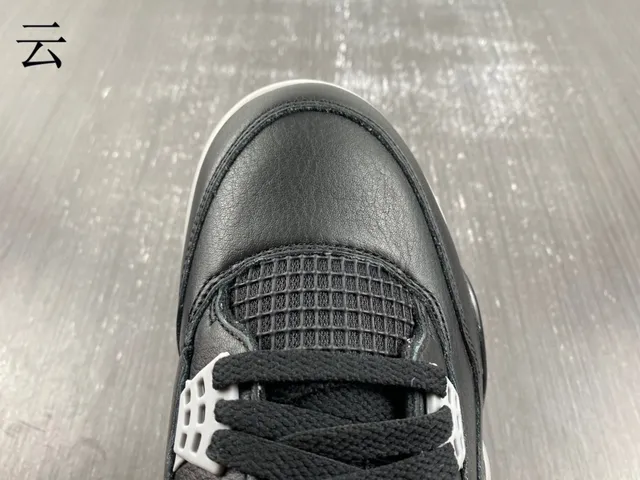 Air Jordan 4 Retro Black Cement Red Basketball Shoes 8