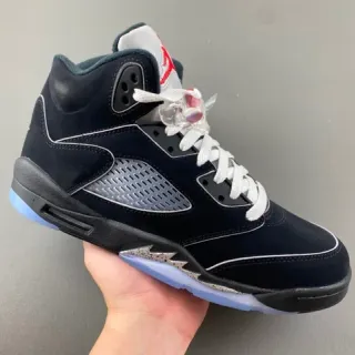 Air Jordan 5 Black Light Blue Cement zapatos de baloncesto
