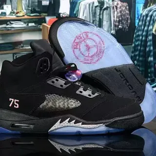 Air Jordan 5 黑红 '75' 篮球鞋