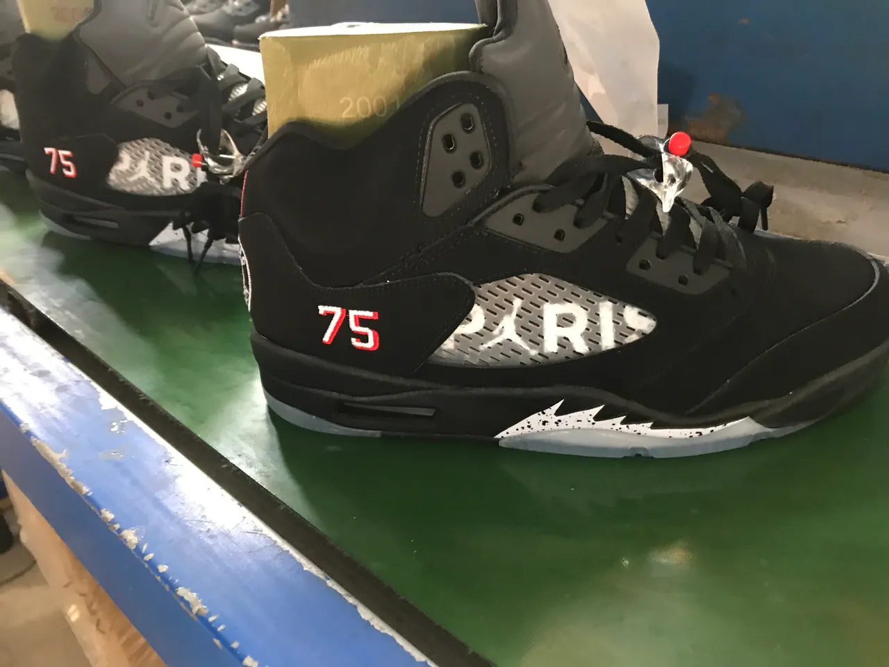 Air Jordan 5 Black Red '75' Basketball Shoes 5