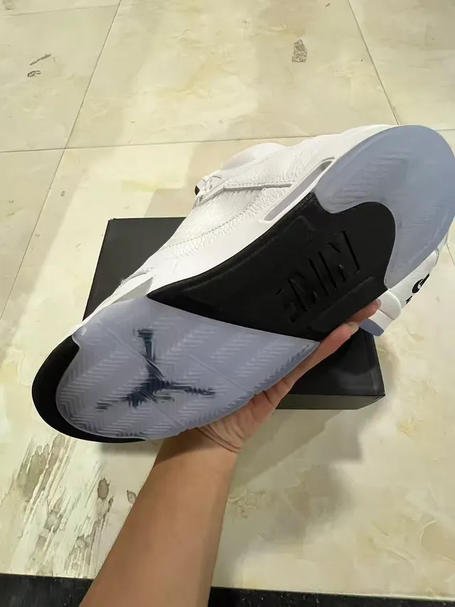 Air Jordan 5 White Black '23' Basketball Shoes 6