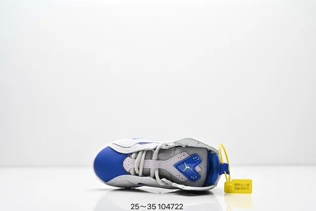 Air Jordan 7 Black Blue Neon Lime Basketball Shoes 18