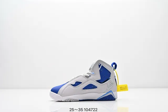 Air Jordan 7 Black Blue Neon Lime Basketball Shoes 19