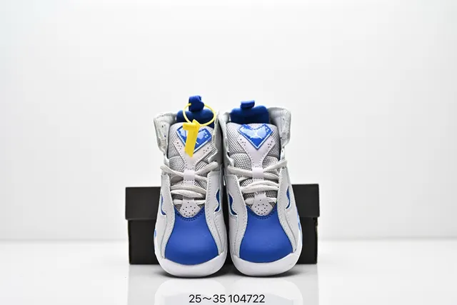 Air Jordan 7 Black Blue Neon Lime Basketball Shoes 22