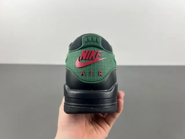 Air Jordan Black Green Layered Upper Visible Unit Lifestyle Sneakers 4