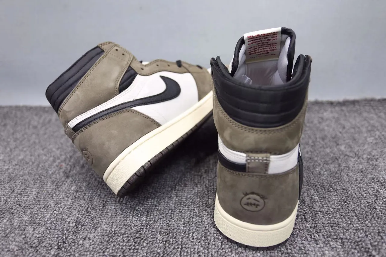 Air Jordan Brown White High-Top Suede-and-Leather Upper Basketball Shoes 11