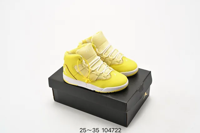 Air Jordan SC-3 Yellow Lifestyle Basketball Shoes 4