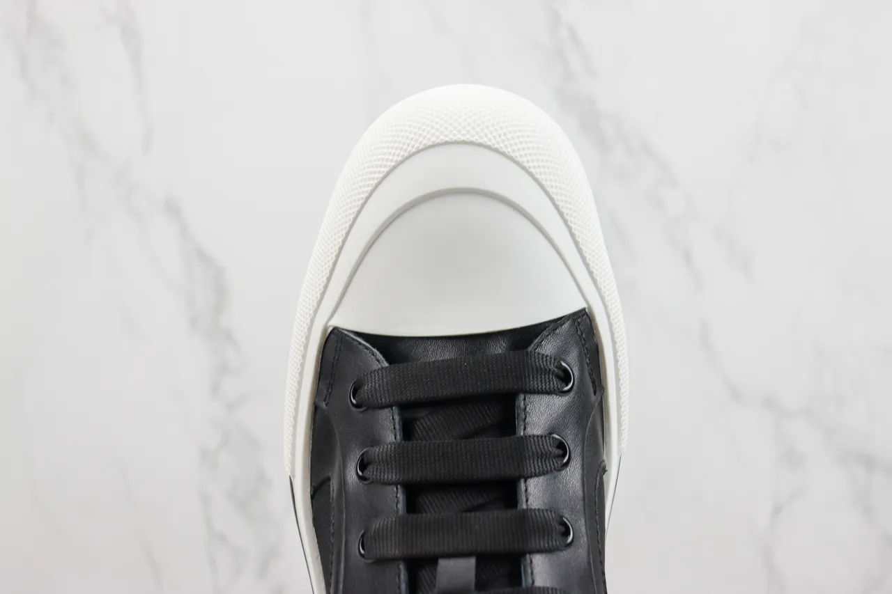 Alexander McQueen 超大号运动鞋 黑白 生活方式运动鞋 6