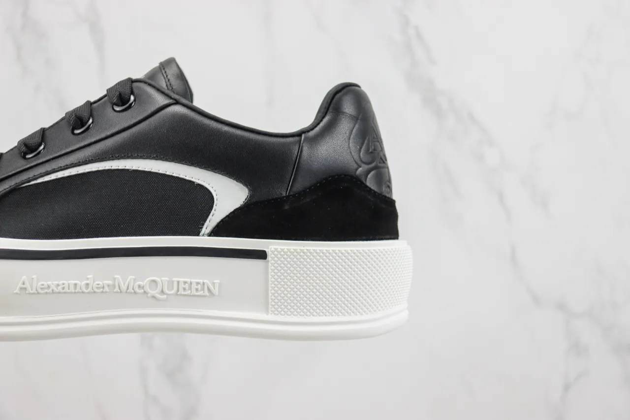 Alexander McQueen 超大号运动鞋 黑白 生活方式运动鞋 7