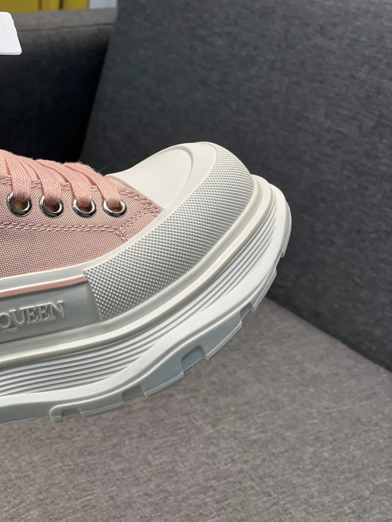 Alexander McQueen Oversized Sneaker Dusty Pink White Lifestyle Sneakers 3