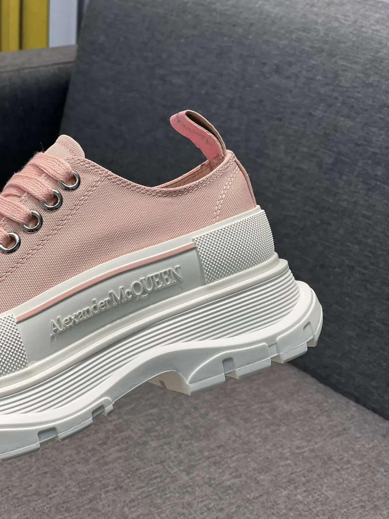 Alexander McQueen Oversized Sneaker Dusty Pink White Lifestyle Sneakers 9