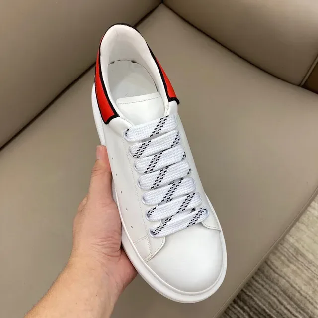 Alexander McQueen Oversized Sneaker White Red Black Lifestyle Sneakers 3