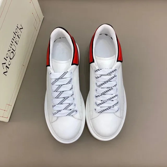 Alexander McQueen Oversized Sneaker White Red Black Lifestyle Sneakers 9