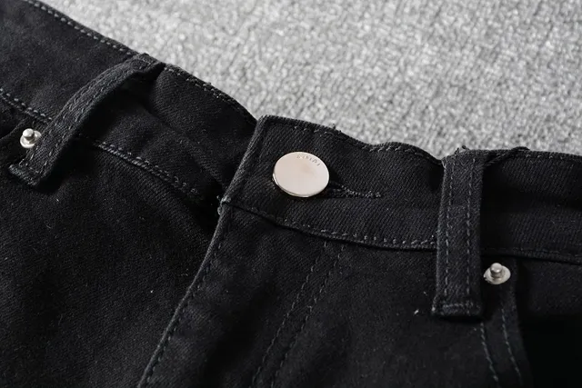 Amiri Distressed Panelled Moto Jeans 10