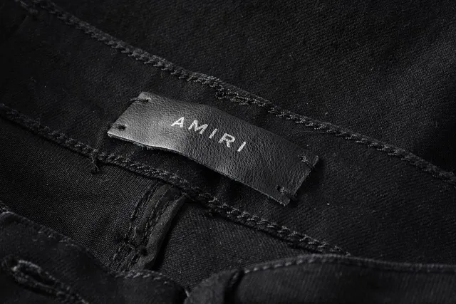 Amiri Distressed Panelled Moto Jeans 13