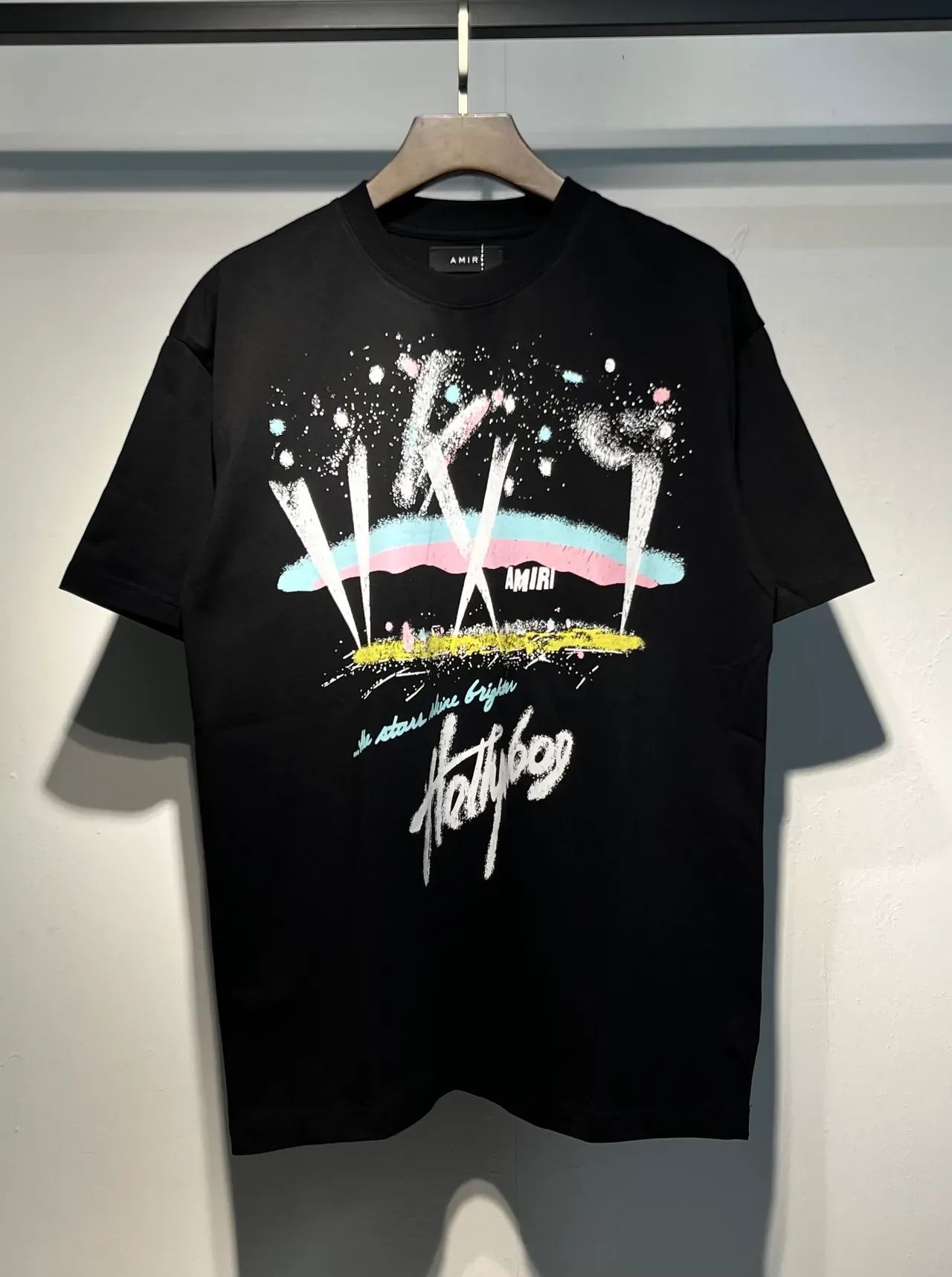 Amiri Hollywood Graphic Print Black T-Shirt 5