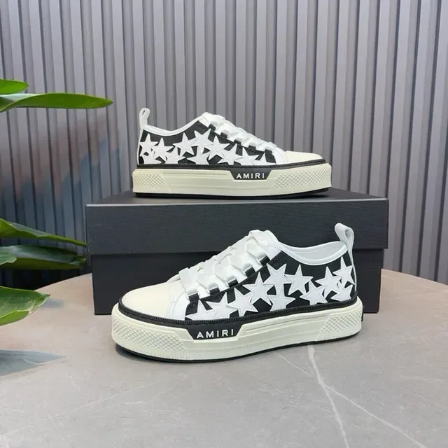 Amiri MA Court Star-Print Low-Top chaussures lifestyle 4