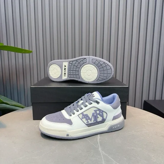 Amiri MA Court Branco e Lavanda Tênis Lifestyle 2