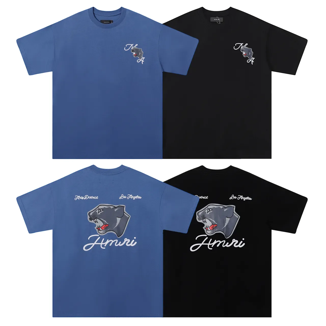 Amiri Panther Graphic Oversized T-Shirt 4