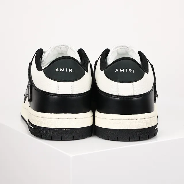 Amiri Skel Top Tênis Lifestyle Preto e Branco 8
