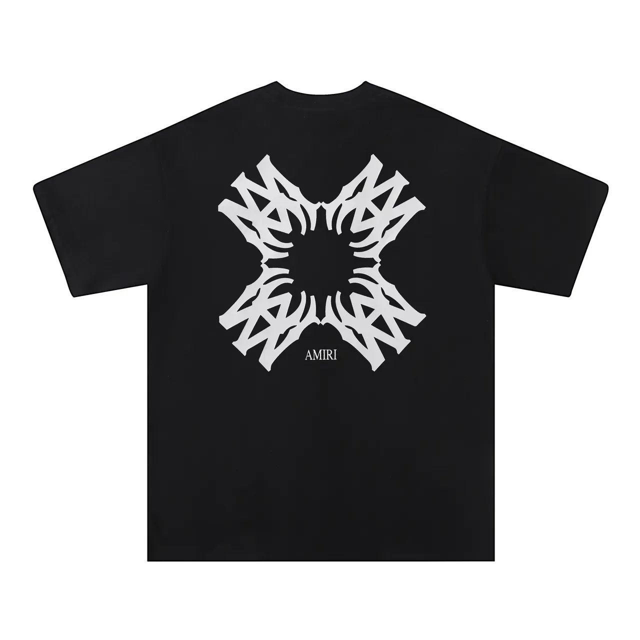 Amiri Skel Top Black White Crew-Neck Relaxed Fit T-Shirt 2