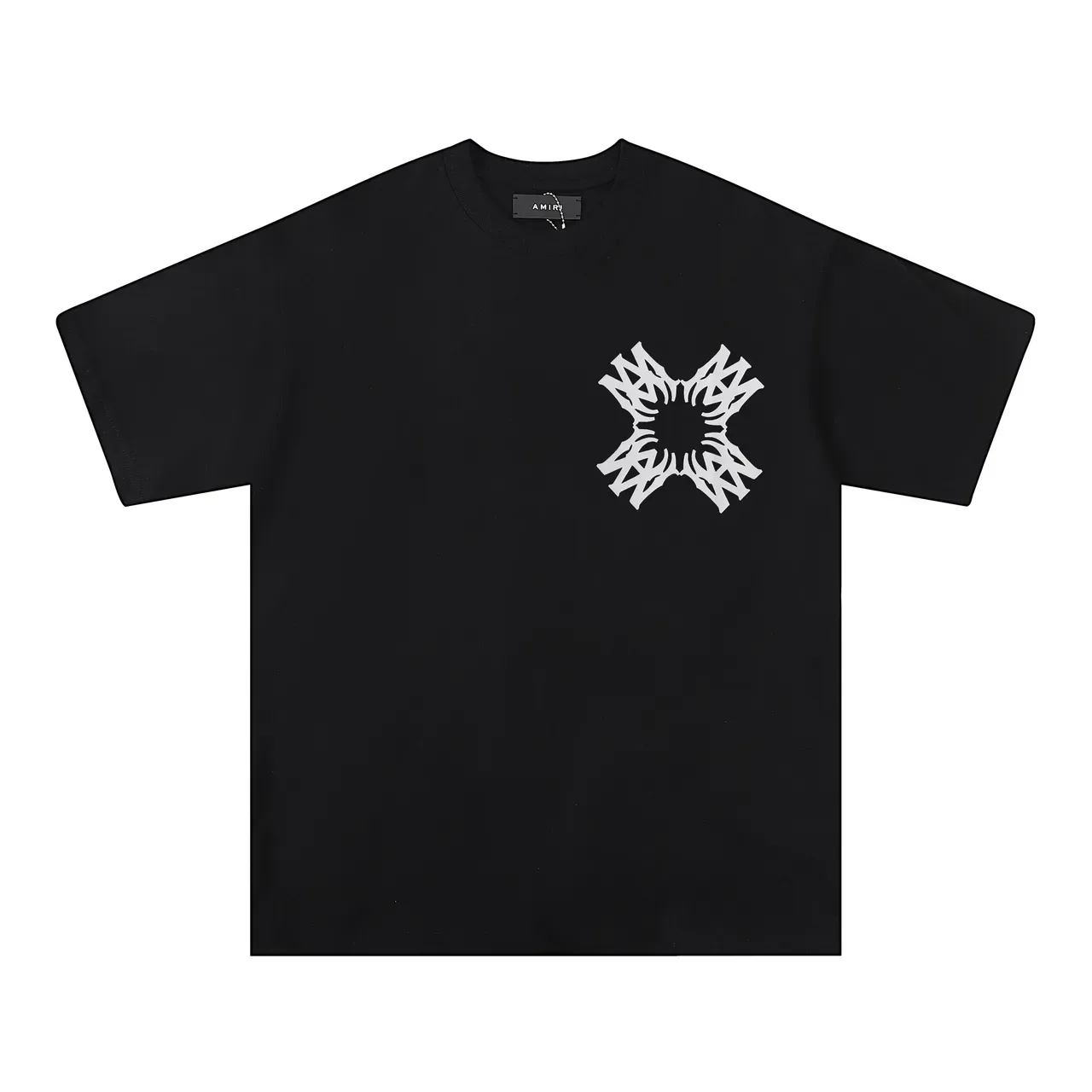Amiri Skel Top Black White Crew-Neck Relaxed Fit T-Shirt 3