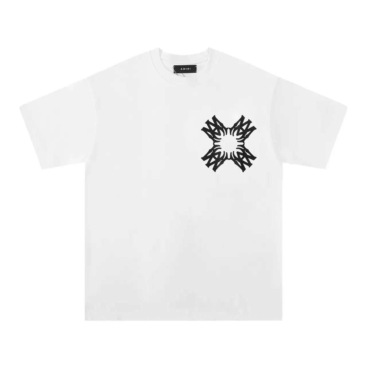 Amiri Skel Top Black White Crew-Neck Relaxed Fit T-Shirt 5
