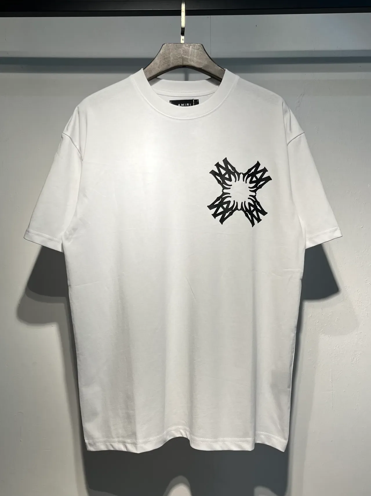 Amiri Skel Top Black White Crew-Neck Relaxed Fit T-Shirt 9