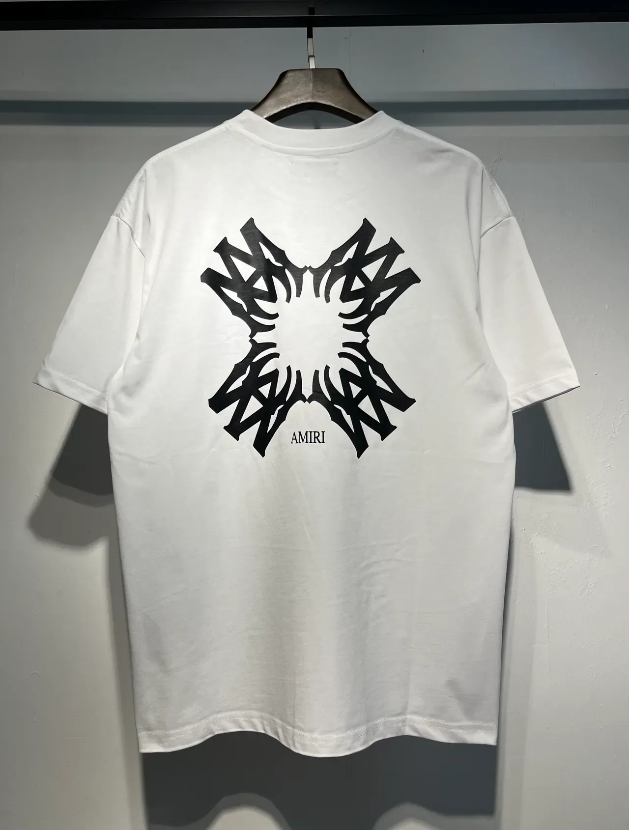 Amiri Skel Top Black White Crew-Neck Relaxed Fit T-Shirt 10