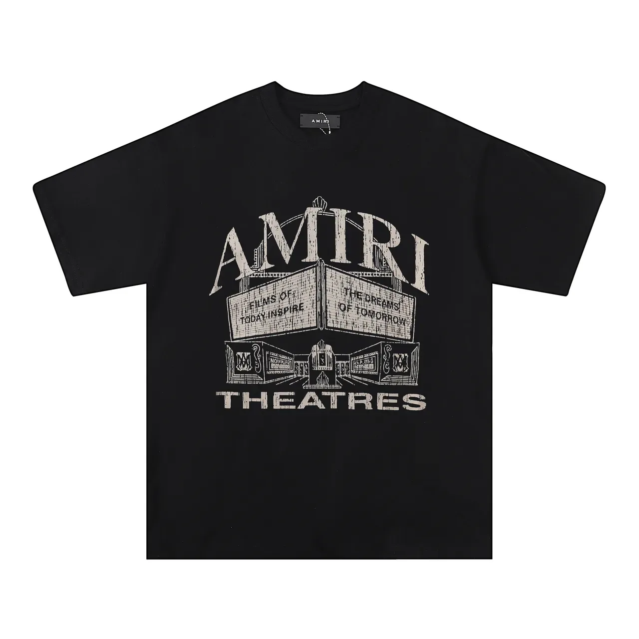 Amiri Theatres Graphic Print Black T-Shirt 3