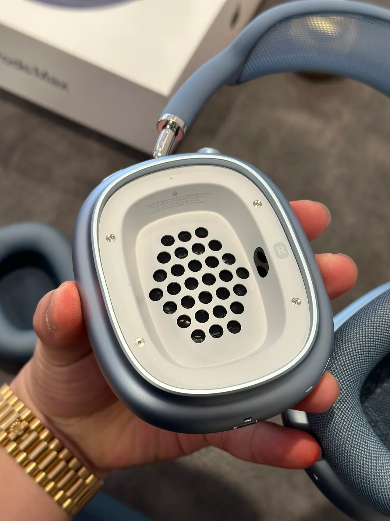 Apple AirPods Max Blue Gray Over-ear Headphones 14