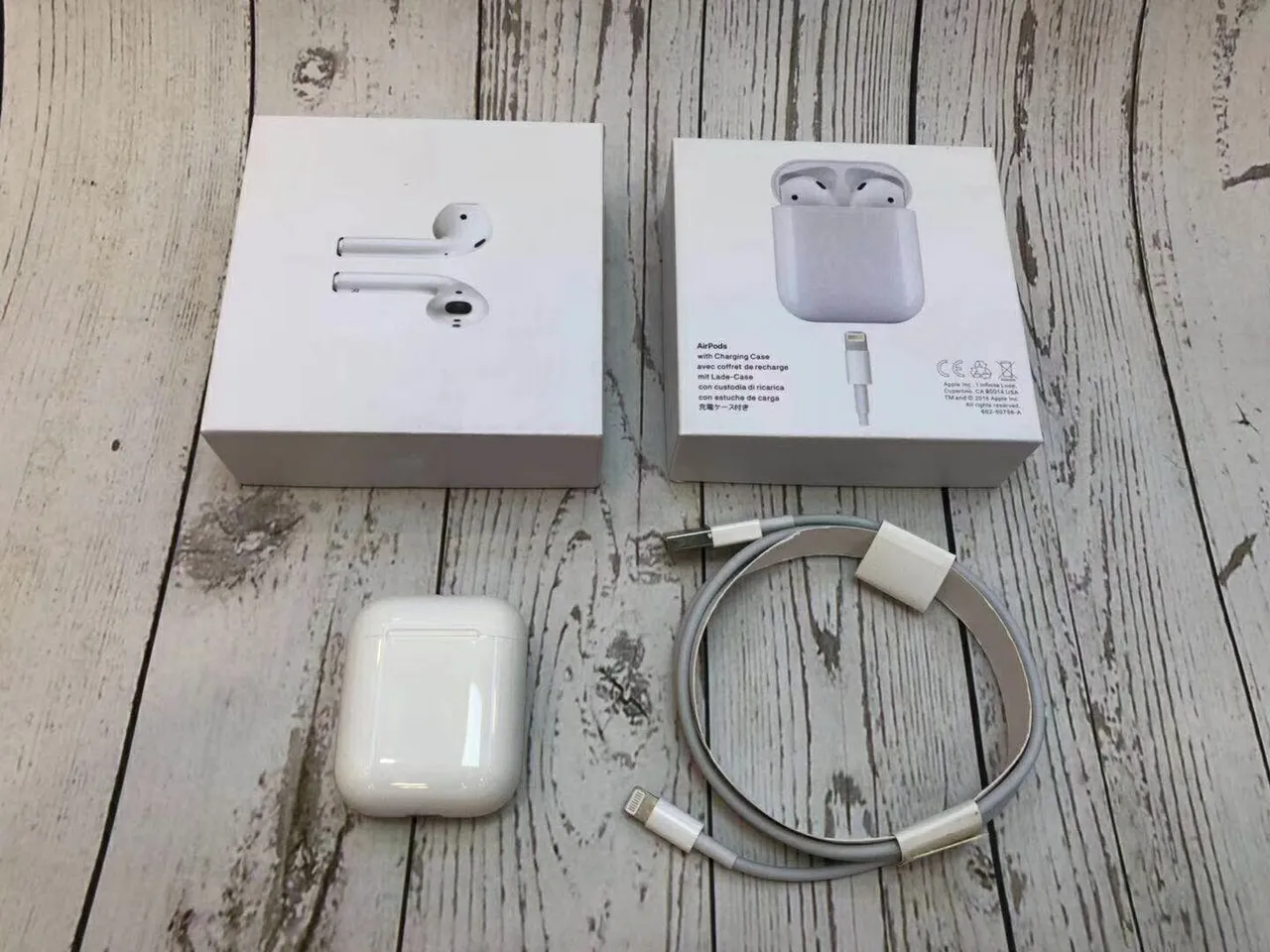 Apple AirPods White Short-Stem Open-Fit TWS Earbuds 5