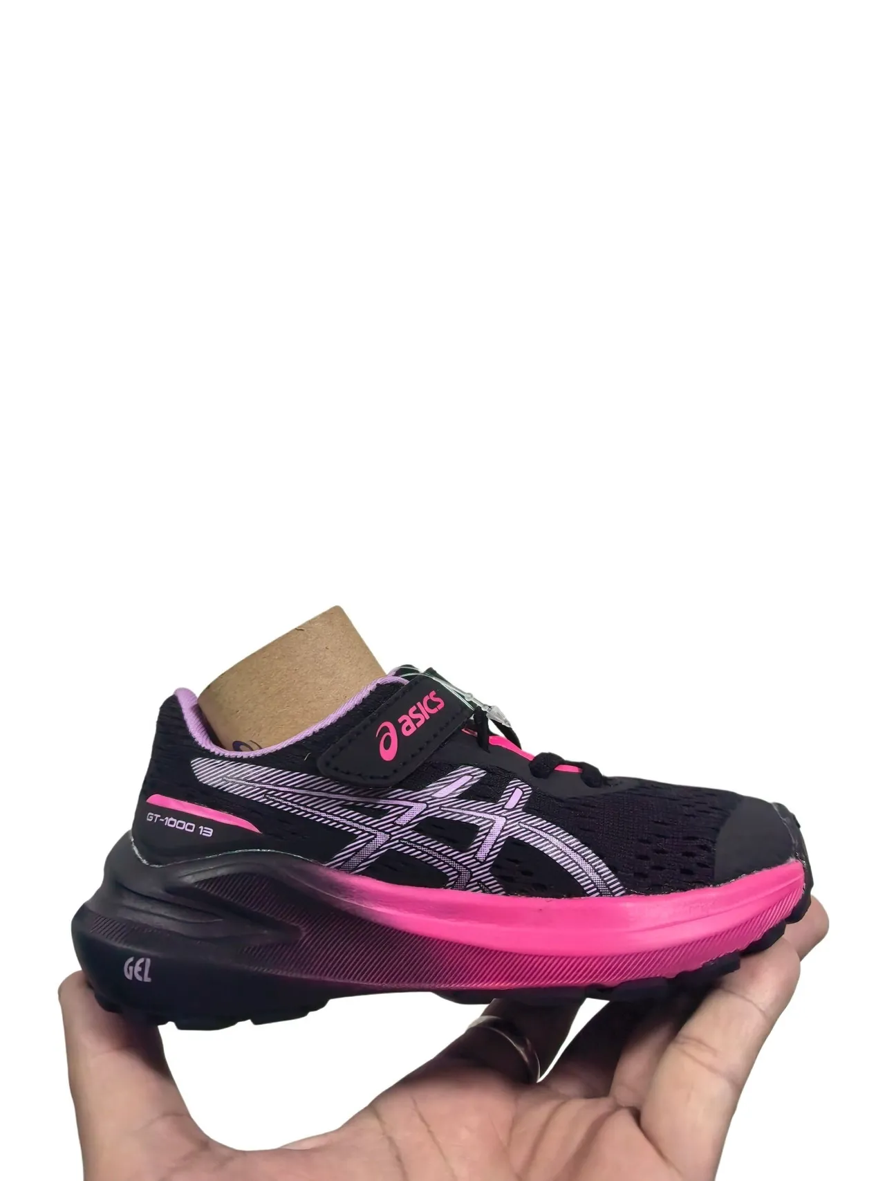 ASICS Chaussures de course bleu jaune avec upper en maille et overlays synthétiques 16