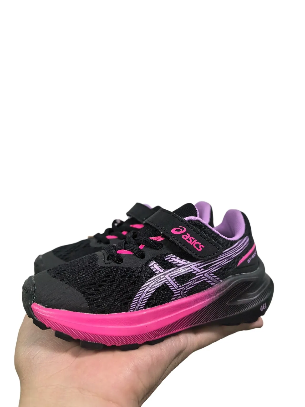 ASICS Chaussures de course bleu jaune avec upper en maille et overlays synthétiques 17