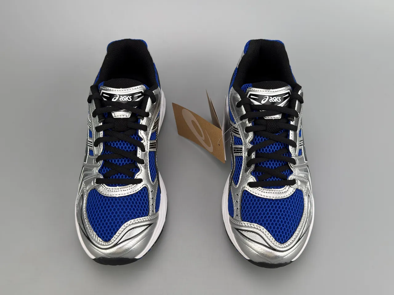 ASICS Gel-Kayano Silver and Royal Blue Tênis de corrida 9