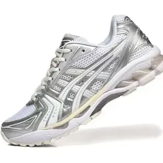 ASICS Gel-Kayano Silver Metallic Running Shoes